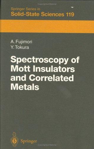 Spectroscopy of mott insulators and correlated metals