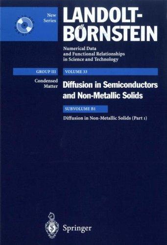 Diffusion in Semiconductors and Non-Metallic Solids by W. Martienssen, D. L. Beke cover