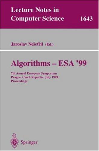 Algorithms - ESA'99