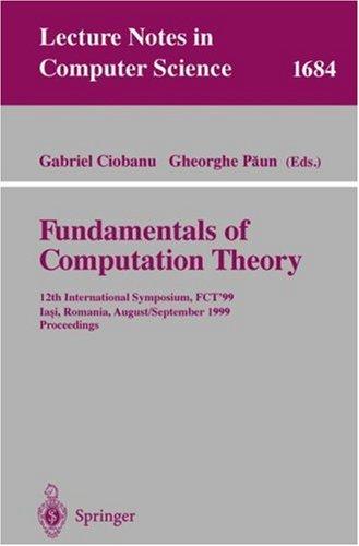 Fundamentals of computation theory