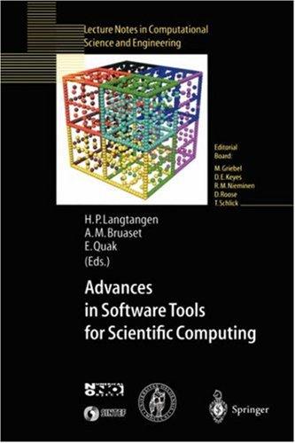 Advances in software tools for scientific computing