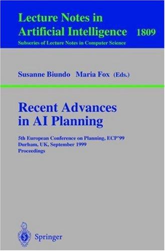 Recent advances in AI planning