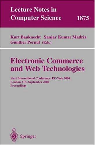Electronic commerce and web technologies