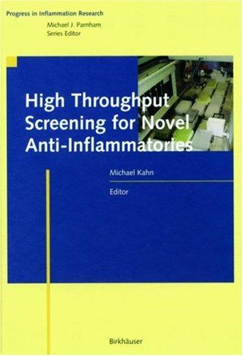 High Throughput Screening for Novel Anti-Inflammatories (Progress in Inflammation Research)