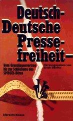 Deutsch-deutsche Pressefreiheit by  cover