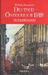 Deutsch-Österreich 1918 by Wilhelm Brauneder cover