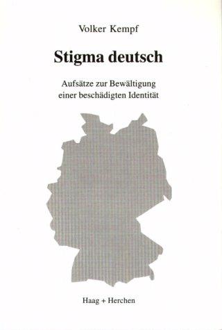 Stigma deutsch by Volker Kempf cover