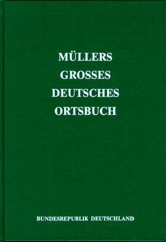 Müllers grosses deutsches Ortsbuch, Bundesrepublik Deutschland by Müller, Joachim cover