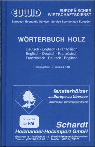 Wörterbuch Holz by Casimir Katz cover