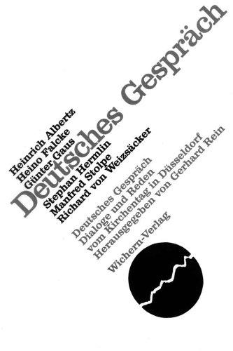 Deutsches Gespräch by Deutscher Evangelischer Kirchentag (21st 1985 Düsseldorf, Germany) cover
