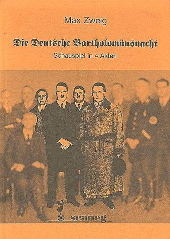 Die deutsche Bartholomäusnacht by Max Zweig cover