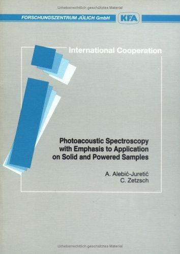 Photoacoustic spectroscopy with emphasis to application on solid and powered samples