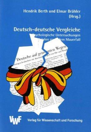 Deutsch-deutsche Vergleiche by Hendrik Berth, E. Brähler cover