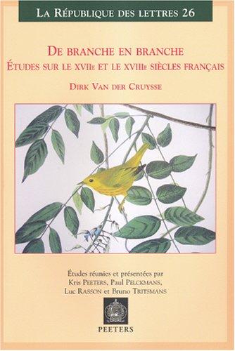 De branche en branche by Dirk Van Der Cruysse, Kris Peeters cover