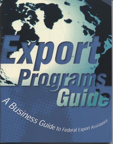 Export Programs Guide, 2003-2004
