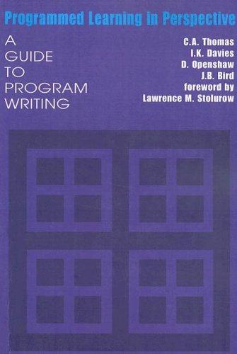 Programmed learning in perspective