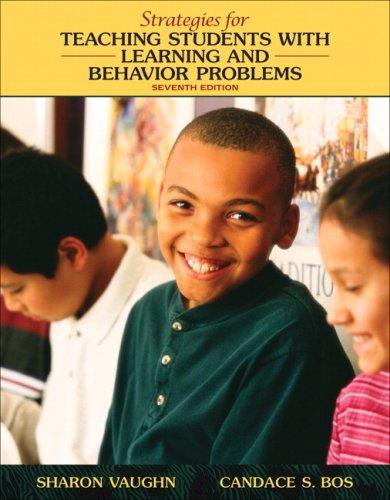 Strategies for teaching students with learning and behavior problems
