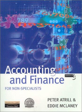 Accounting and finance for non-specialists