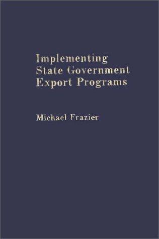 Implementing state government export programs
