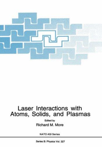 Laser interactions with atoms, solids, and plasmas