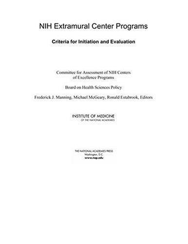 NIH Extramural Center Programs