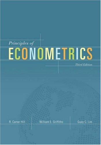 Principles of econometrics