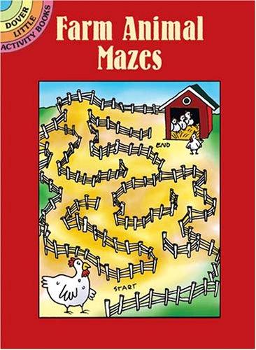 Farm Animal Mazes by Viki Woodworth cover