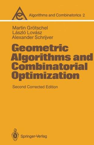 Geometric algorithms and combinatorial optimization