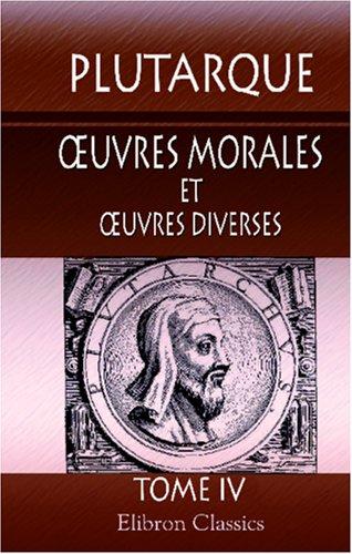 uvres morales et uvres diverses