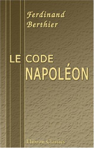 Le code Napoléon