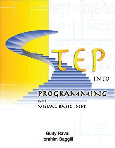 Step Into programming with Visual Basic.Net