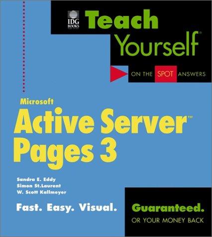 Teach yourself Microsoft Active Server Pages 3