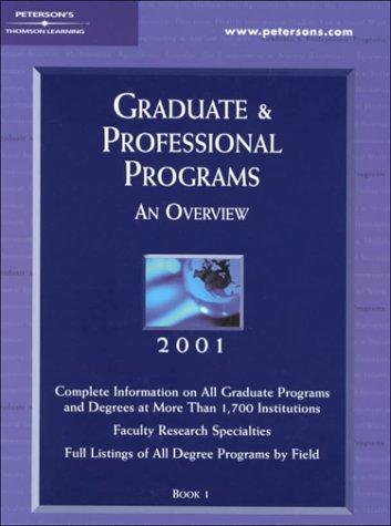 Peterson's Graduate & Professional Programs 2001 by Peterson's cover