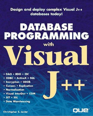 Database programming with Visual J++