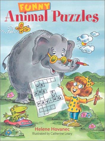Funny Animal Puzzles by Helene Hovanec cover