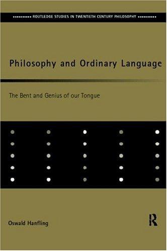 Philosophy and ordinary language
