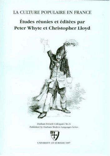 La culture populaire en France by Lloyd, Christopher cover