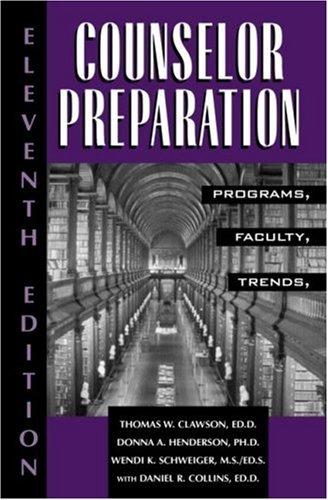 Counselor preparation