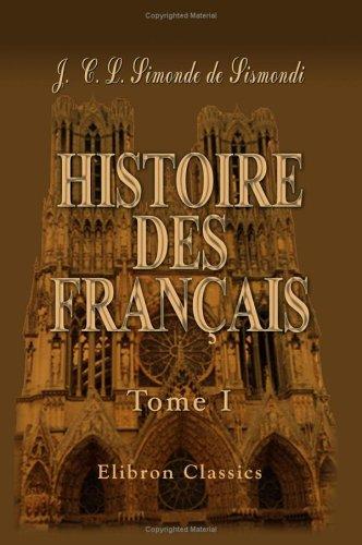 Histoire des Français by Jean-Charles-Léonard Simonde Sismondi cover