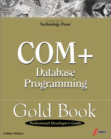 COM+ Database Programming Gold Book
