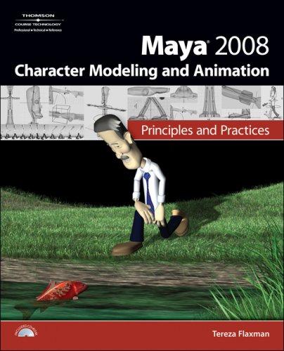 Maya 2008 character modeling and animation by Tereza Flaxman cover