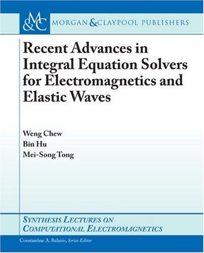 Integral equation methods for electromagnetic and elastic waves