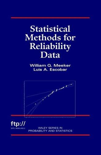 Statistical methods for reliability data