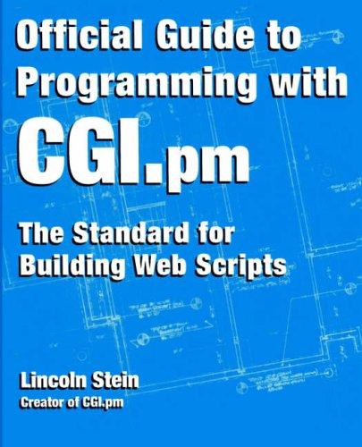 Official guide to programming with CGI.pm
