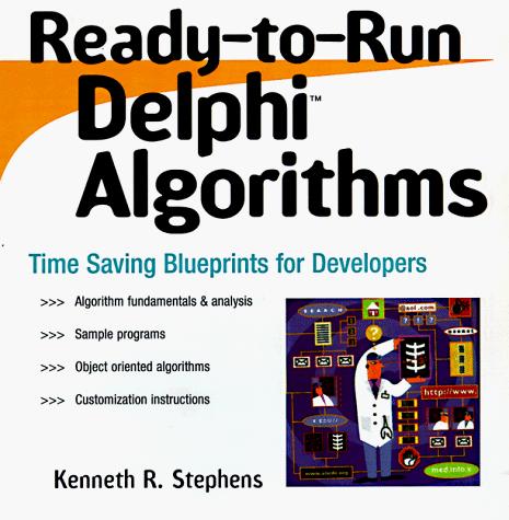Ready-to-run Delphi 3.0 algorithms by Rod Stephens cover