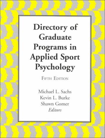 Directory of Graduate Programs in Applied Sport Psychology