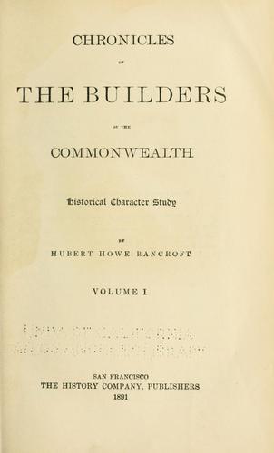 Chronicles of the Builders of the Commonwealth