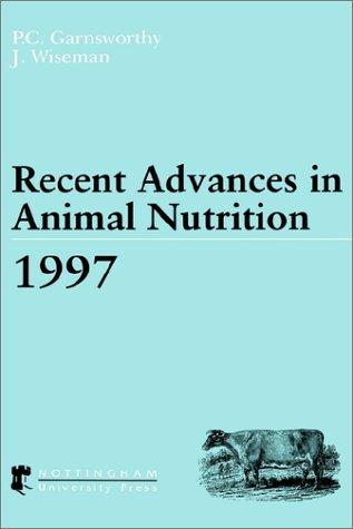 Recent Advances in Animal Nutrition 1997 by P. C. Garnsworthy, J. Wiseman cover