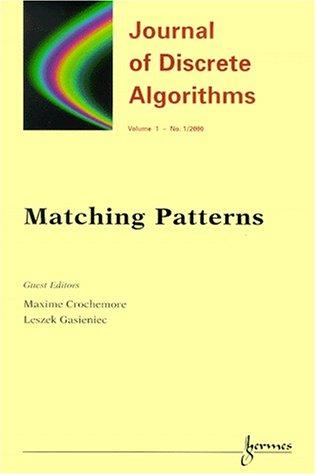 Matching Patterns (Journal of Discrete Algorithms)