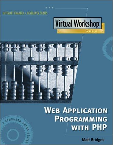 Web Application Programming With Php